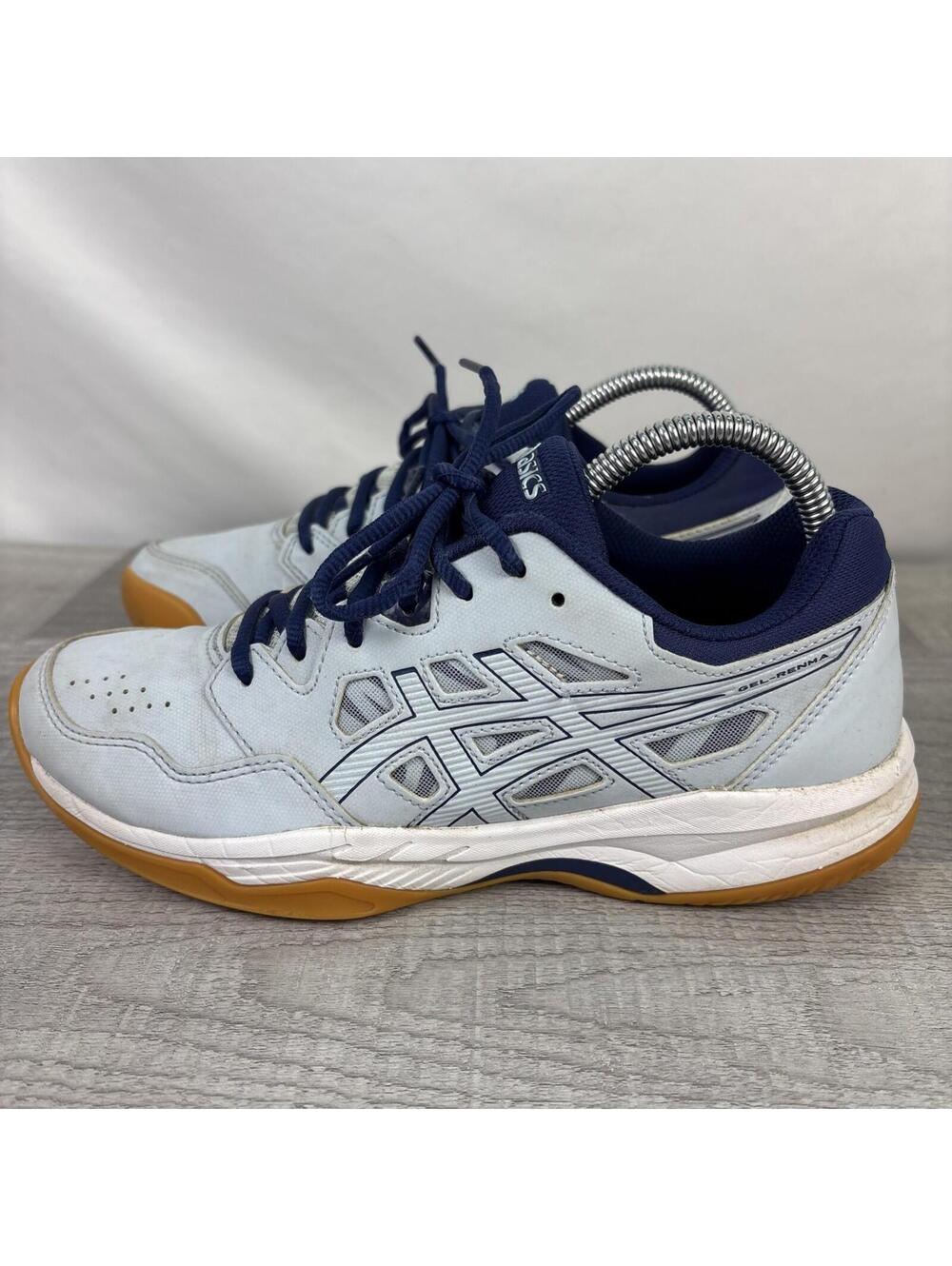 ASICS GEL-Renma Sky Blue Pickleball Court Sneakers Shoes Women Sz 8 1072A073